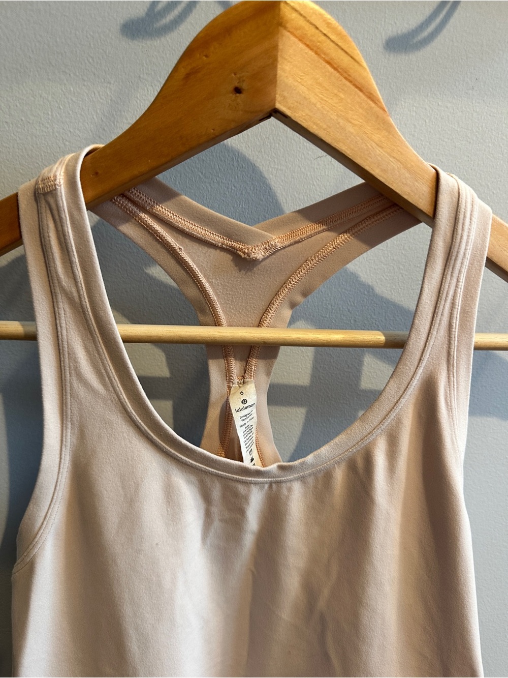 lululemon athletica light pink Scoop Back Racer Tank - Picture 5 of 7